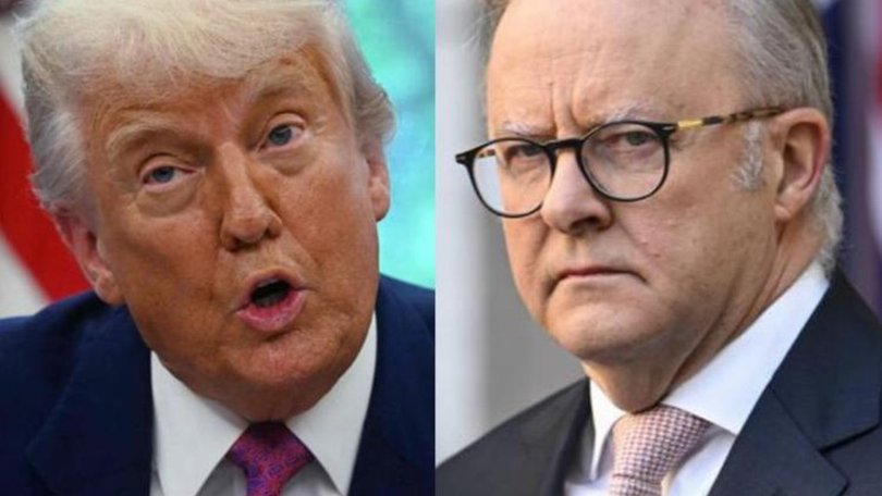 Anthony Albanese has dismissed questions about Donald Trump’s criticisms of Australia’s response to the conflict in the Middle East.