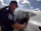 Three police officers were injured while trying to stop suspected car thieves in north Queensland.