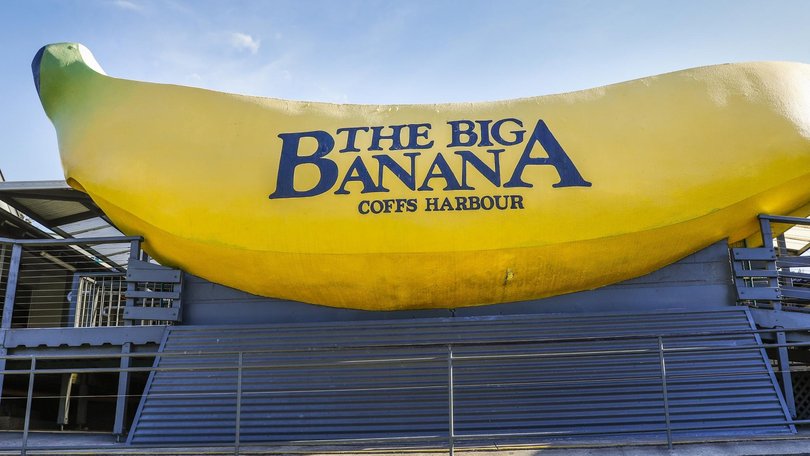 The Big Banana was vandalised over the Easter weekend.