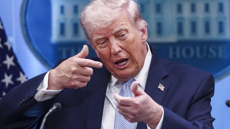 Trump says the ceasefire would last two weeks. 