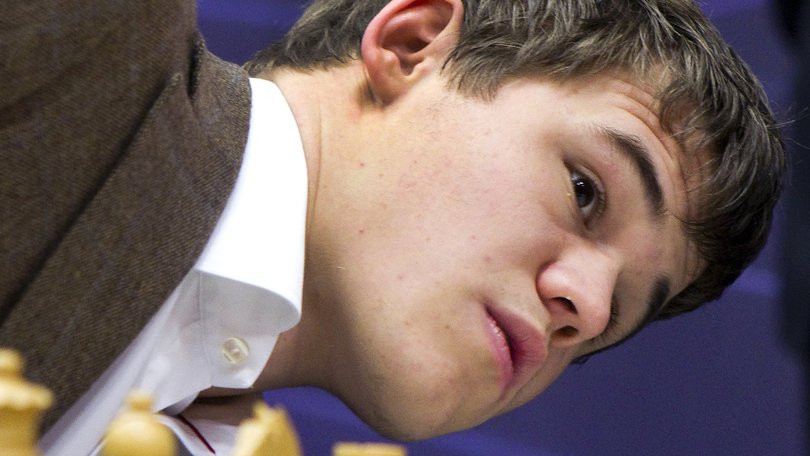 Winner: Magnus Carlsen in action at a chess tournament in the Netherlands.