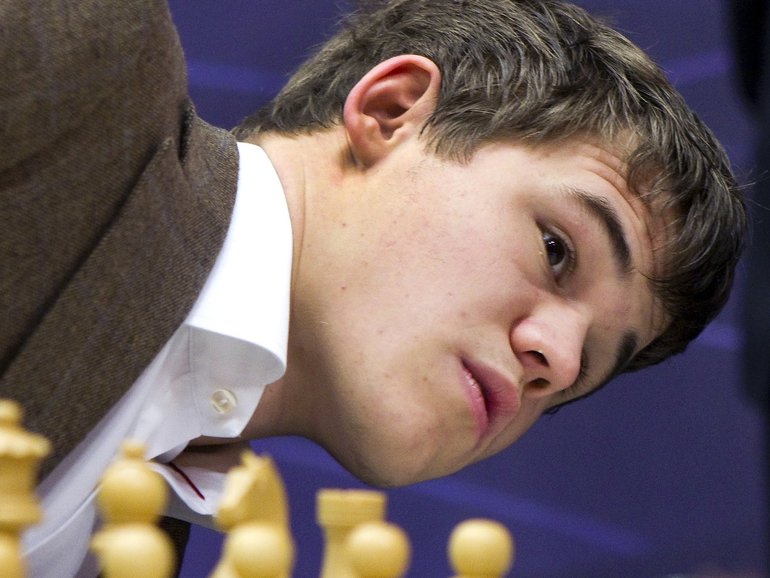 Winner: Magnus Carlsen in action at a chess tournament in the Netherlands.