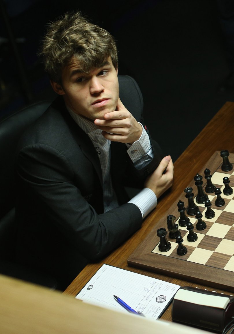 World number one  Magnus Carlsen.