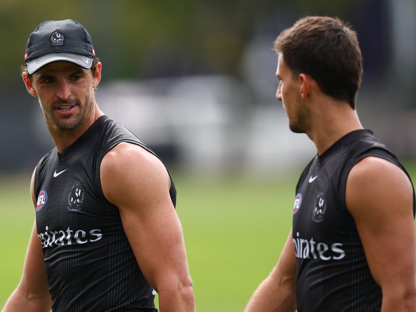 Scott Pendlebury and Nick Daicos will return for the Pies. 