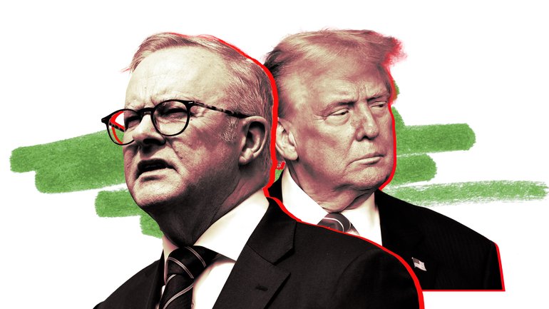 Albo has given Trump a serve over his language. 