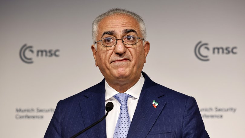 Swedish researcher Arvin Khoshnood is a backer of Iranian opposition leader Prince Reza Pahlavi, pictured.