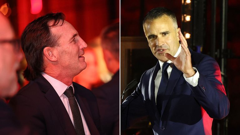 South Australian Premier Peter Malinauskas has delivered a Donald Trump-esque speech in a bid to keep Gather Round in his state.