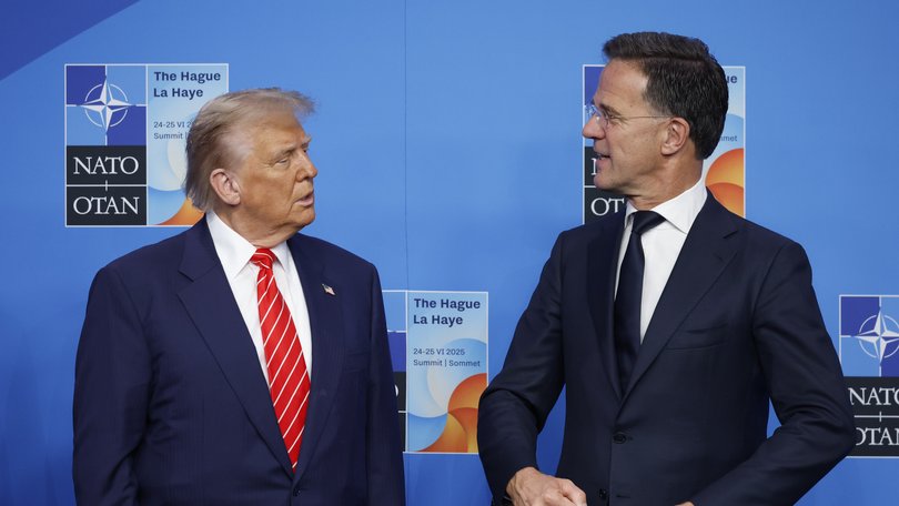 Donald Trump and NATO Secretary General Mark Rutte.