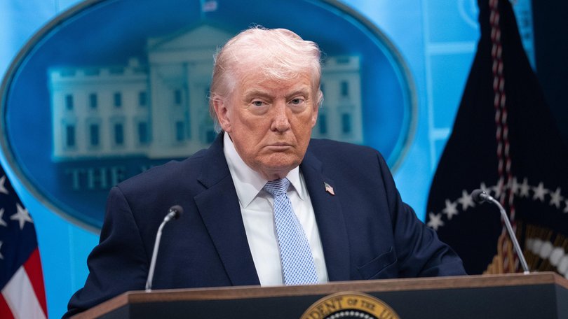 US President Donald Trump’s April 6 news conference. 