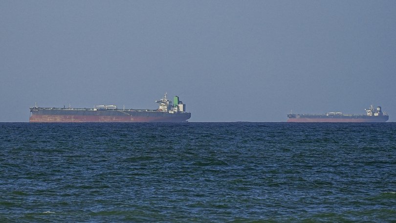 Ships pass through Strait of Hormuz following the two-week temporary ceasefire on April 8.