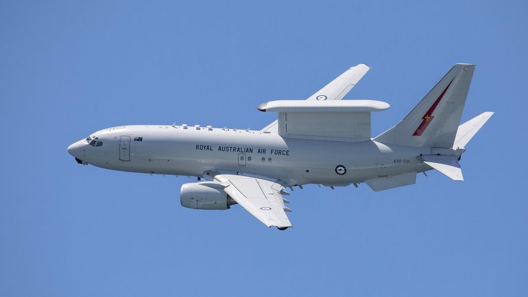 An Air Force E-7A Wedgetail will remain deployed in the Middle East.