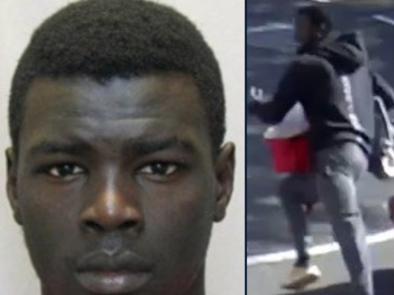 Michael Angok fled custody on Wednesday morning. Picture: NSW Police