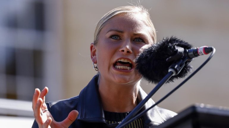 Grace Tame's foundation helped support hundreds of abuse survivors seeking justice. (Rob Blakers/AAP PHOTOS)