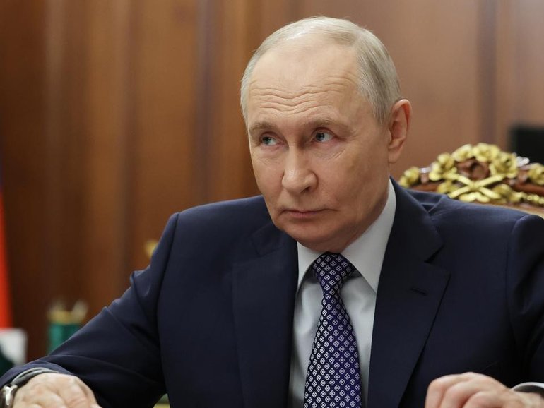 Russian President Vladimir Putin has declared a ceasefire in Ukraine for Orthodox Easter. (AP PHOTO)