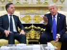 NATO Secretary General Mark Rutte and Donald Trump have had a tense meeting at the White House. (AP PHOTO)