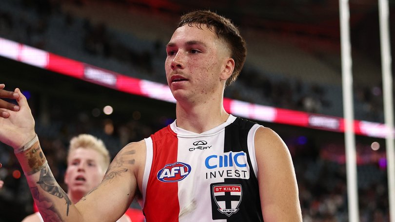 St Kilda’s Lance Collard.