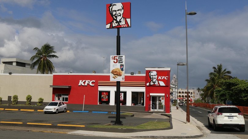 Drivers will be able to get KFC take away food and charge their car in less than ten minutes.