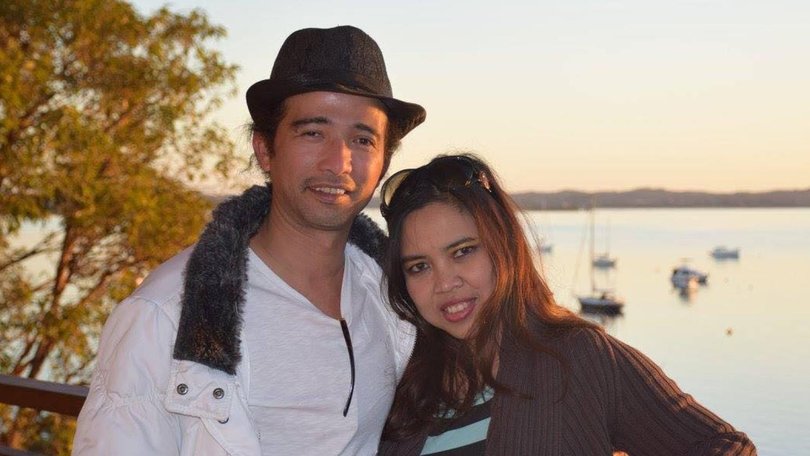 Gofal Baziad with Renny Palmer. Ms Palmer is not accused of any wrongdoing. Supplied.