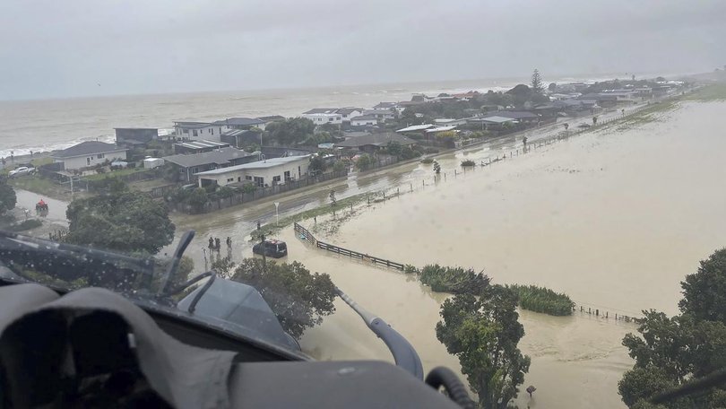 Vaianu has conjured up memories of Cyclone Gabrielle, ?NZ's ?biggest natural disaster ?this century. (AP PHOTO)