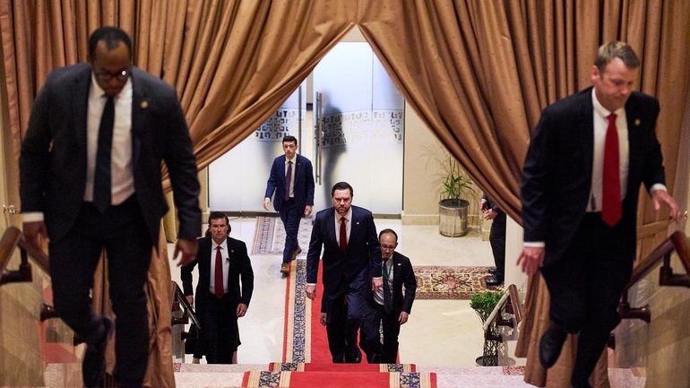 The status of the Strait of Hormuz was high on the agenda during the talks between Iran and the US. (AP PHOTO)