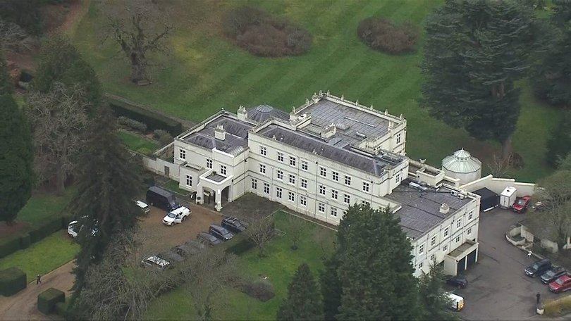 The Royal Lodge was a hive of activity when Andrew was arrested in February.