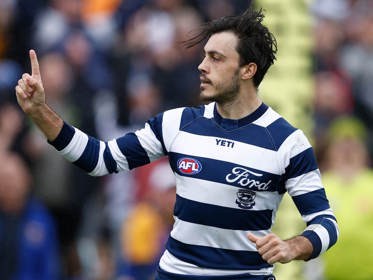 West Coast’s 46-point loss to Geelong at Norwood Oval on Sunday was decided during red time.