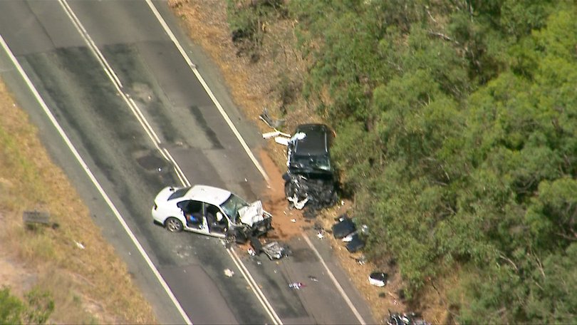 Tamborine Mountain Road has been closed after the crash.