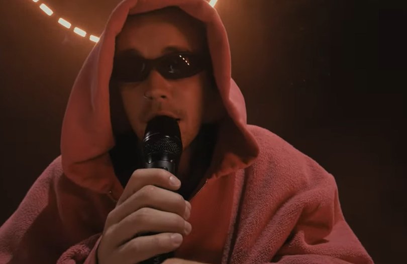 Justin Bieber at Coachella 2026.