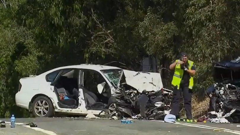 Hours before, a previous fatal crash on Tamborine Mountain Rd had left five people fighting for their life.