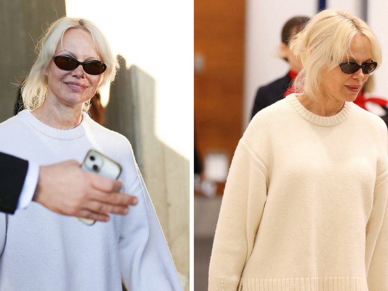 Pamela Anderson has arrived in Sydney.