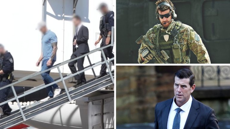 Former special forces corporal Ben Roberts-Smith was arrested at Sydney’s domestic airport and escorted off a Brisbane-bound plane last week.