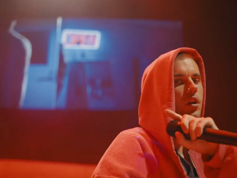 Justin Bieber at Coachella 2026.