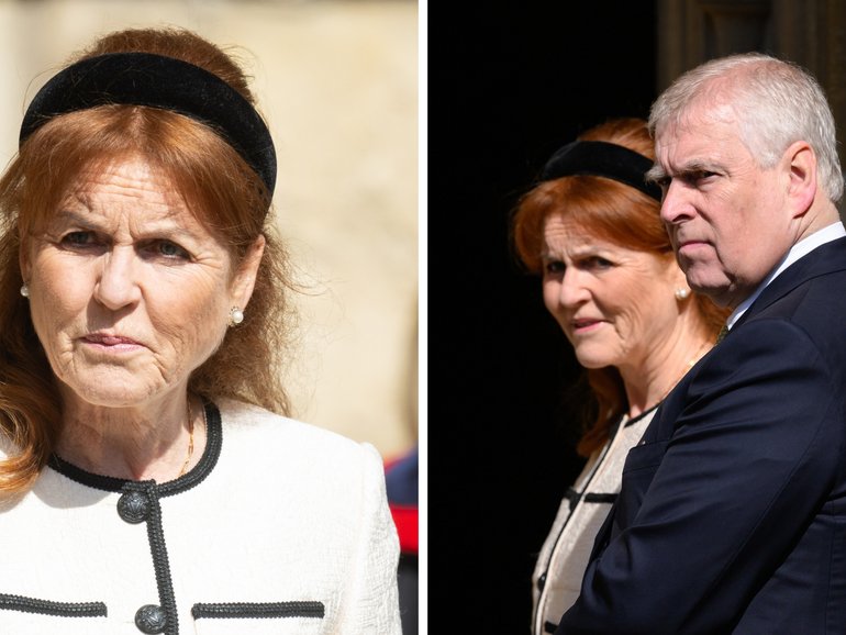 Sarah Ferguson and her ex-husband Andrew Mountbatten-Windsor.