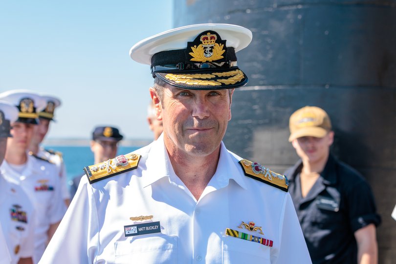 Rear Admiral Matthew Buckley, Head of Nuclear Submarine Capability, Royal Australian Navy.