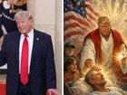 Donald Trump posted an AI rendered version of himself as Jesus Christ,