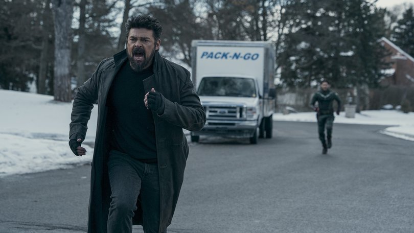 Karl urban as Billy Butcher in The Boys. 