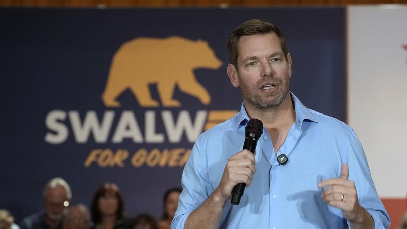 California Democrat Eric Swalwell says he will fight the "serious false allegations" against him. (AP PHOTO)