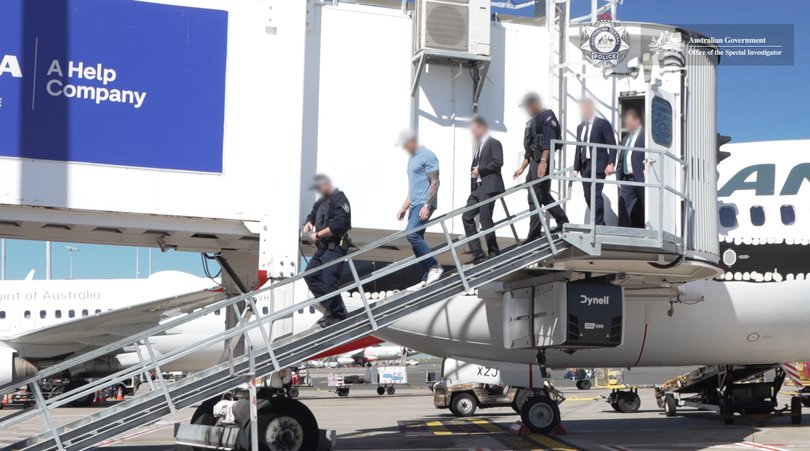 Former Australian soldier Ben Roberts-Smith arrested over alleged war crimes in Sydney.