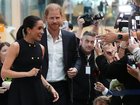 Meghan, Duchess of Sussex and Prince Harry, Duke of Sussex visit the Royal Children's Hospital on April 14, 2026 in Melbourne, Australia.