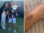 Hailey and Justin Bieber’s young son Jack Blues got a tattoo in support of his dad’s nostalgic Coachella performance at the weekend.