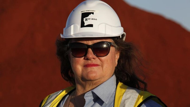 Hancock Prospecting, owned by Gina Rinehart, maintains it owns iron ore assets it developed with Rio Tinto at the Hope Downs East Angelas deposits. Picture: NewsWire / Phil Gostelow