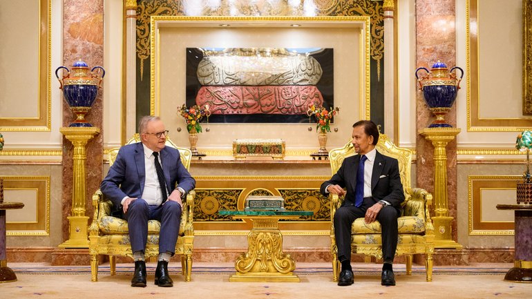 Anthony Albanese and Sultan Hajia Hassanal Bolkiah say their nations are longstanding friends. 