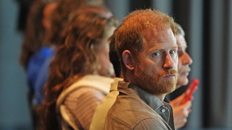 The Duke of Sussex in the audience before taking part in a Q&A session during a visit to Movember at the Western Bulldogs HQ at Mission Whitten Oval, in Footscray.