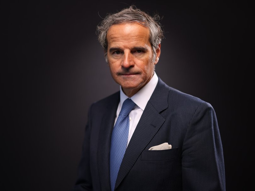 Atomic Energy Agency director general Rafael Grossi.