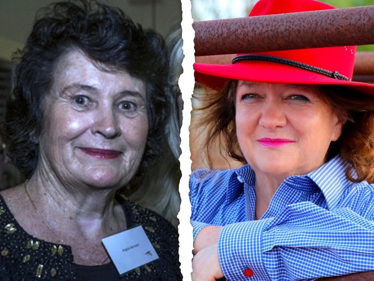 Wright Prospecting’s Angela Bennett, left, and Hancock Prospecting’s Gina Rinehart had gone head-to-head in a multibillion-dollar legal battle over mining royalties.