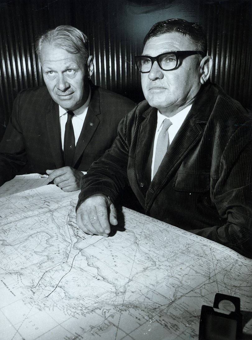 Peter Wright and Lang Hancock.