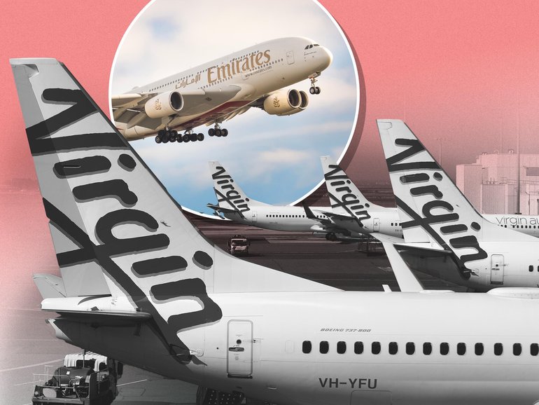 Travellers wanting cheap flights to Europe will have to take their chances on a Gulf airline stopping over in Doha or Dubai after Virgin joined Qantas in cutting flights.