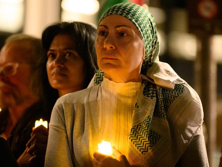 A candlelight vigil has been held in Sydney to remember those killed in Lebanon by Israeli strikes. 