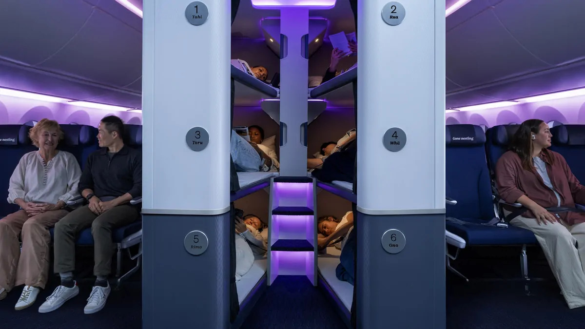Air New Zealand bunk beds: Airline introduces long-haul, lie-flat Skynest on new Boeing 787-9 Dreamliner