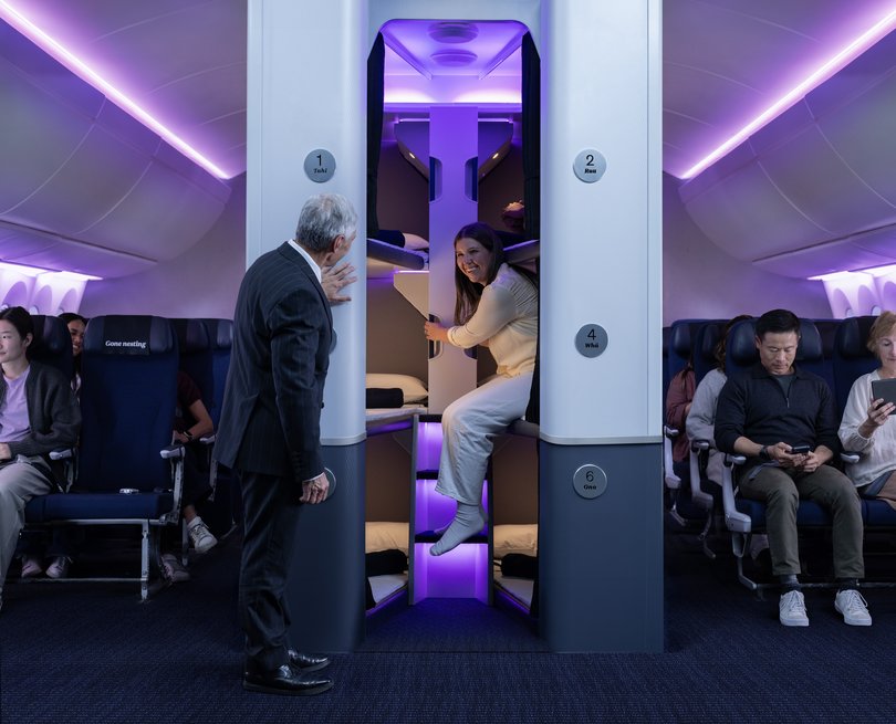 Air New Zealand's Skynest.